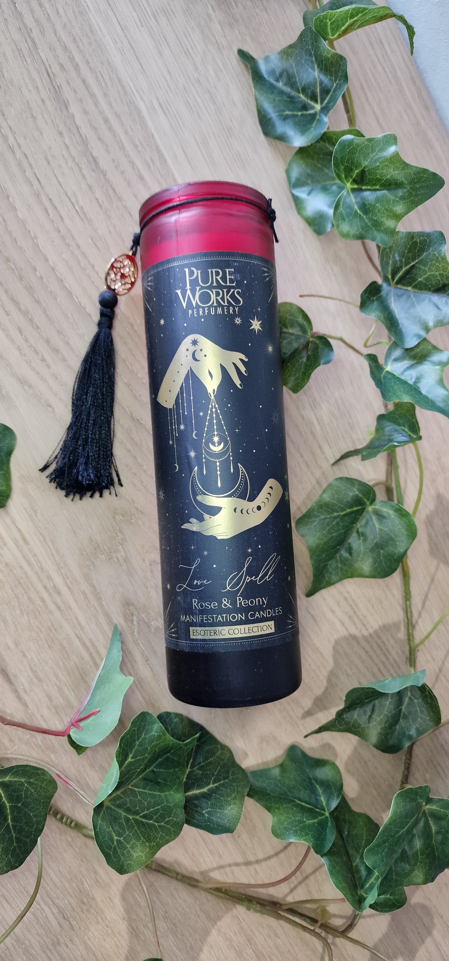 Love Spell,, (Rose&Peony) Manifestatiekaars
