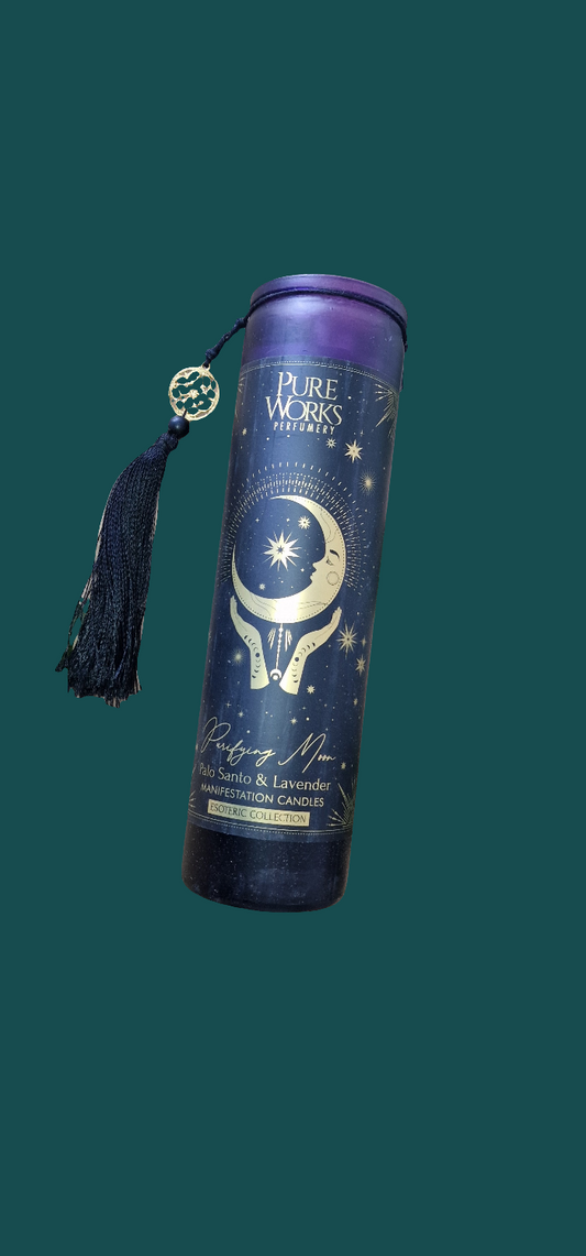 Purifying Moon,, (Paolo Santo & Lavander) Manifestatiekaars
