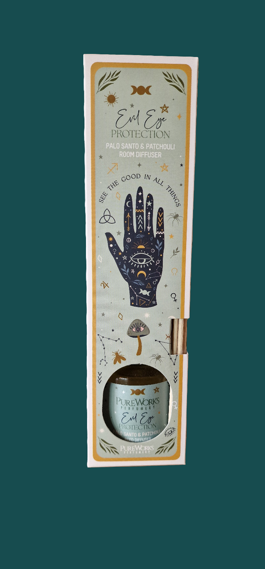 Evil Eye Protection Room Diffuser,, Palo Santo & Patchouli