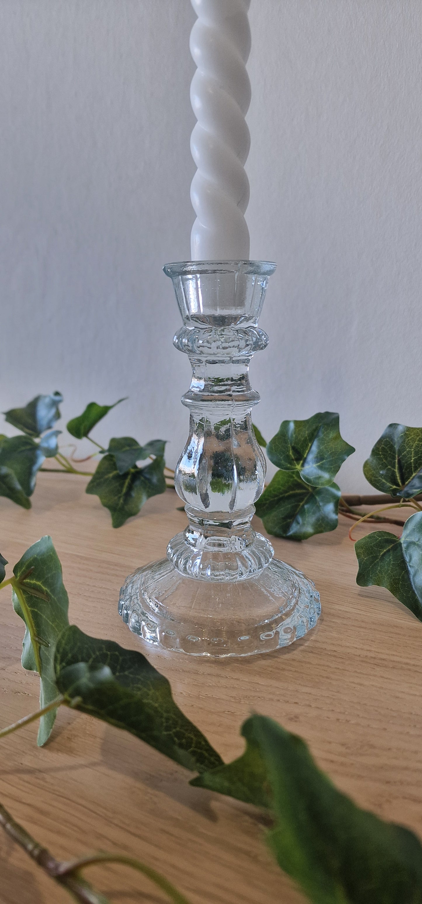 Glazen kaarsenhouder M