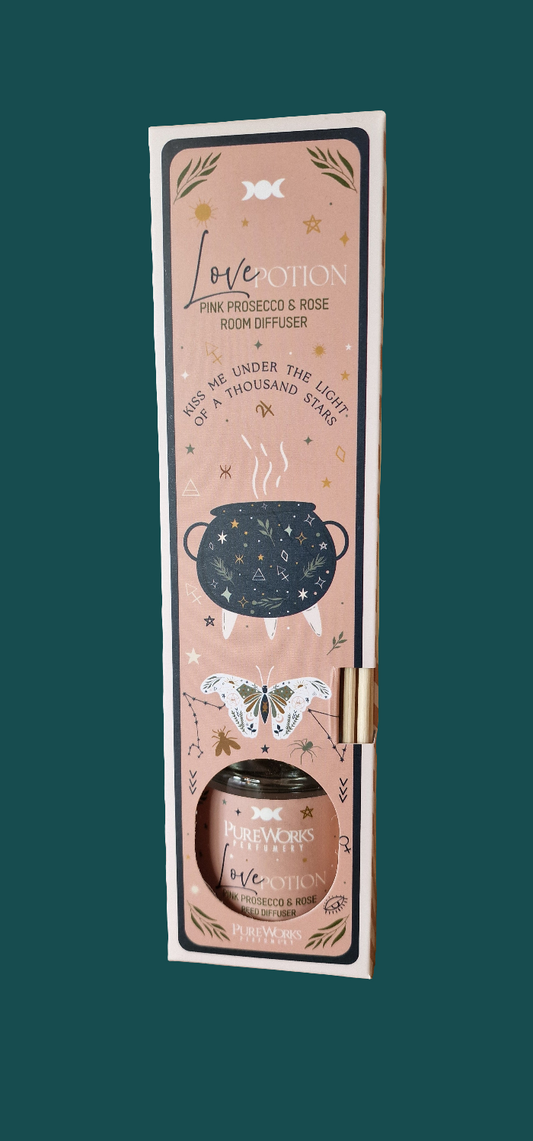 Love Potion Room Diffuser,, Pink Prosecco&Rose